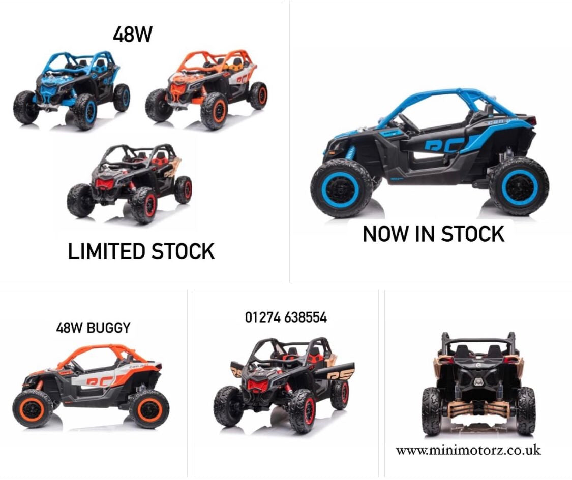 48v Can-Am RS Kids ride on UTV, Licensed RS Version 15 is