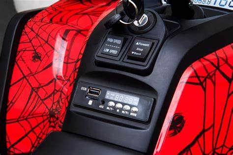 XMX 12V Quad Spider Web Red