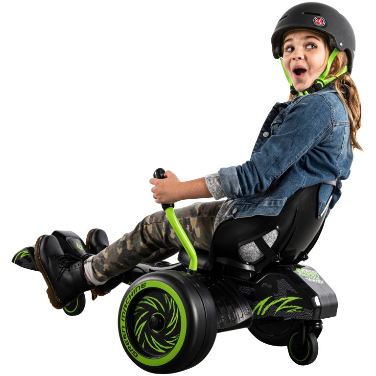 Huffy Green Machine Vortex 12V Electric Ride On With 360 Spin Action Motorz 4 Kidz