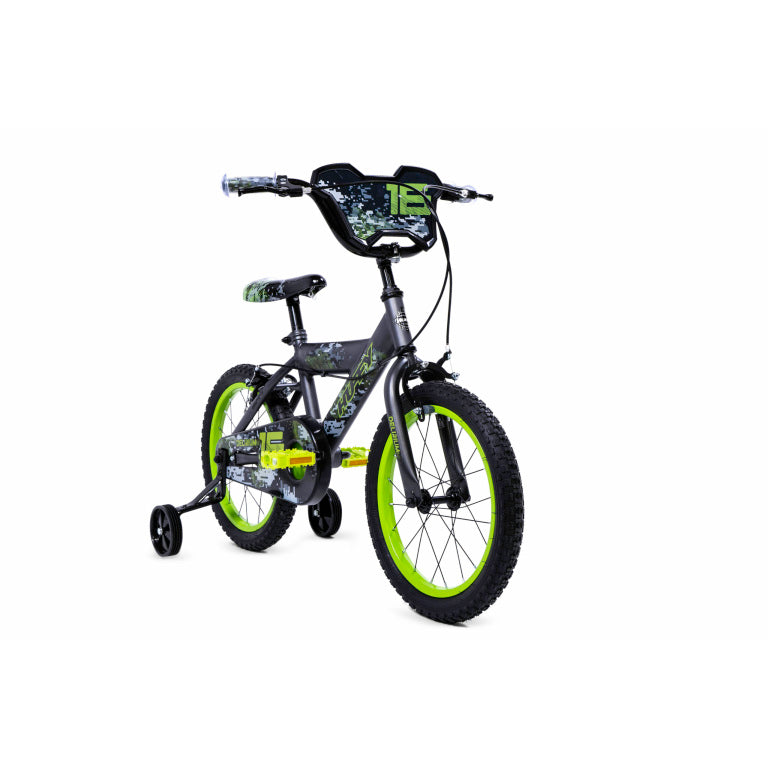 16″ Boys Bike Huffy Delirium Matte Silver