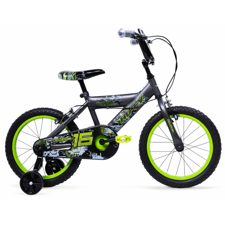 16″ Boys Bike Huffy Delirium Matte Silver