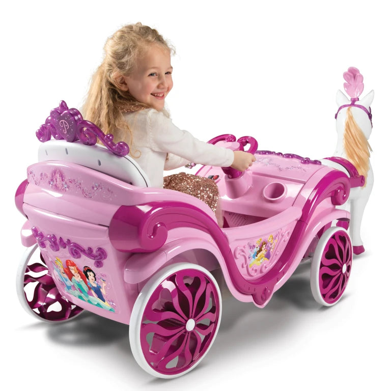 Disney Princess Horse and Carriage Electric Ride On 6V -Official Licensed