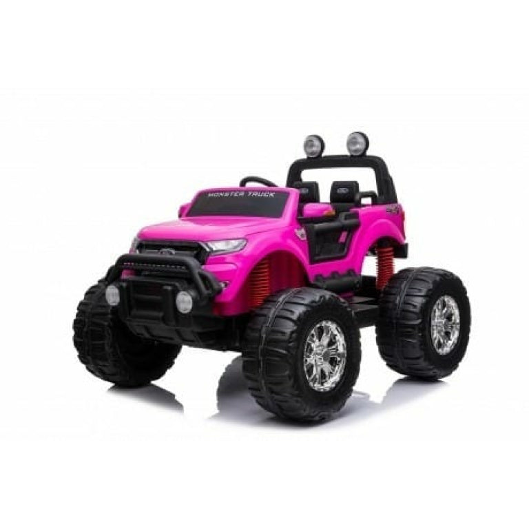 Ford Ranger Monster Truck Ride on Kids 2 seater 24v with MP4 TV Leather Seat and Rubber Wheels